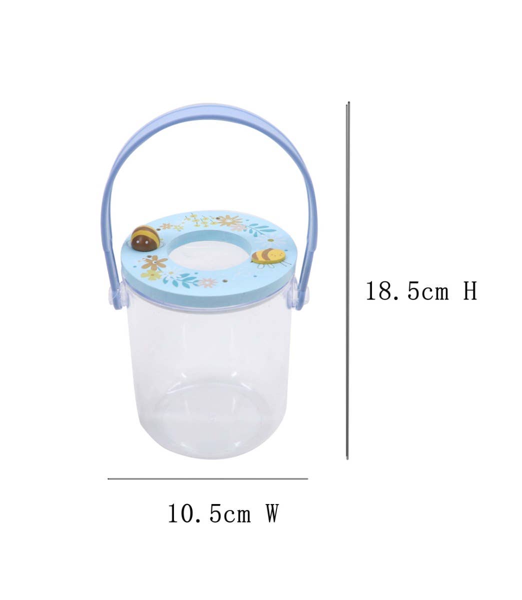 Toyslink - Bug Jar with Magnifier Wooden Lid