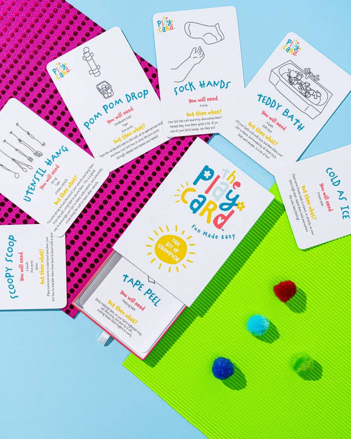 The Play Card Co - The Sit Up Champion (Activities for 6 - 12 month olds)