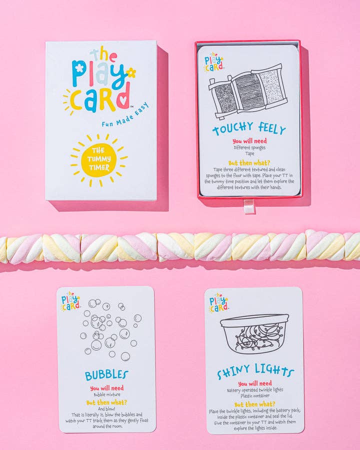 The Play Card Co - The Tummy Timer (Activities for Newborns)
