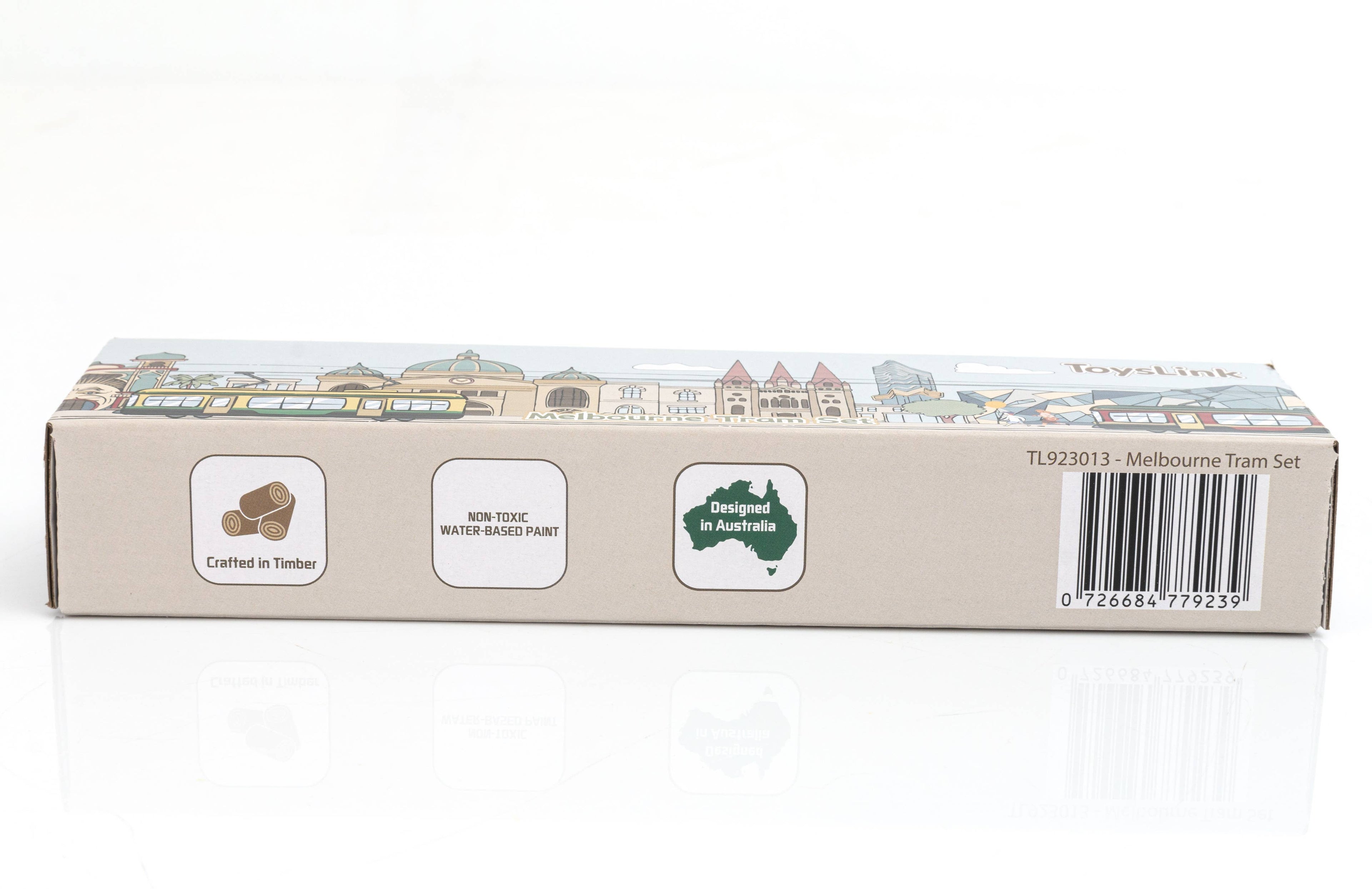Toyslink - Wooden Melbourne Tram Set