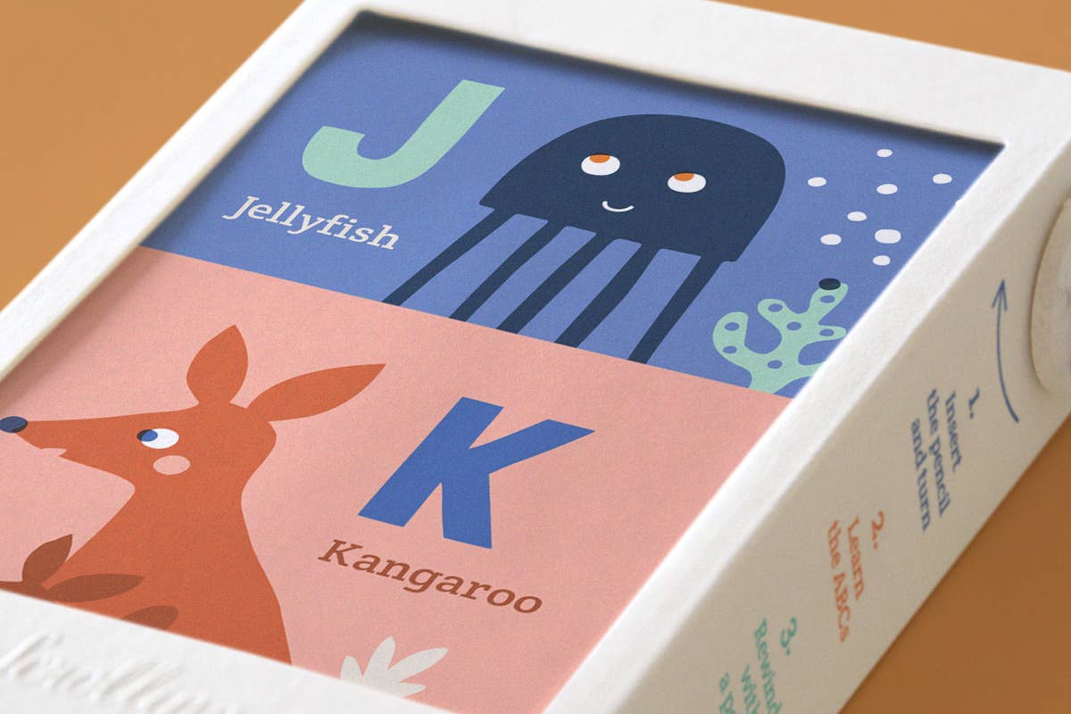 Scrollino - ABC's learning book with animals