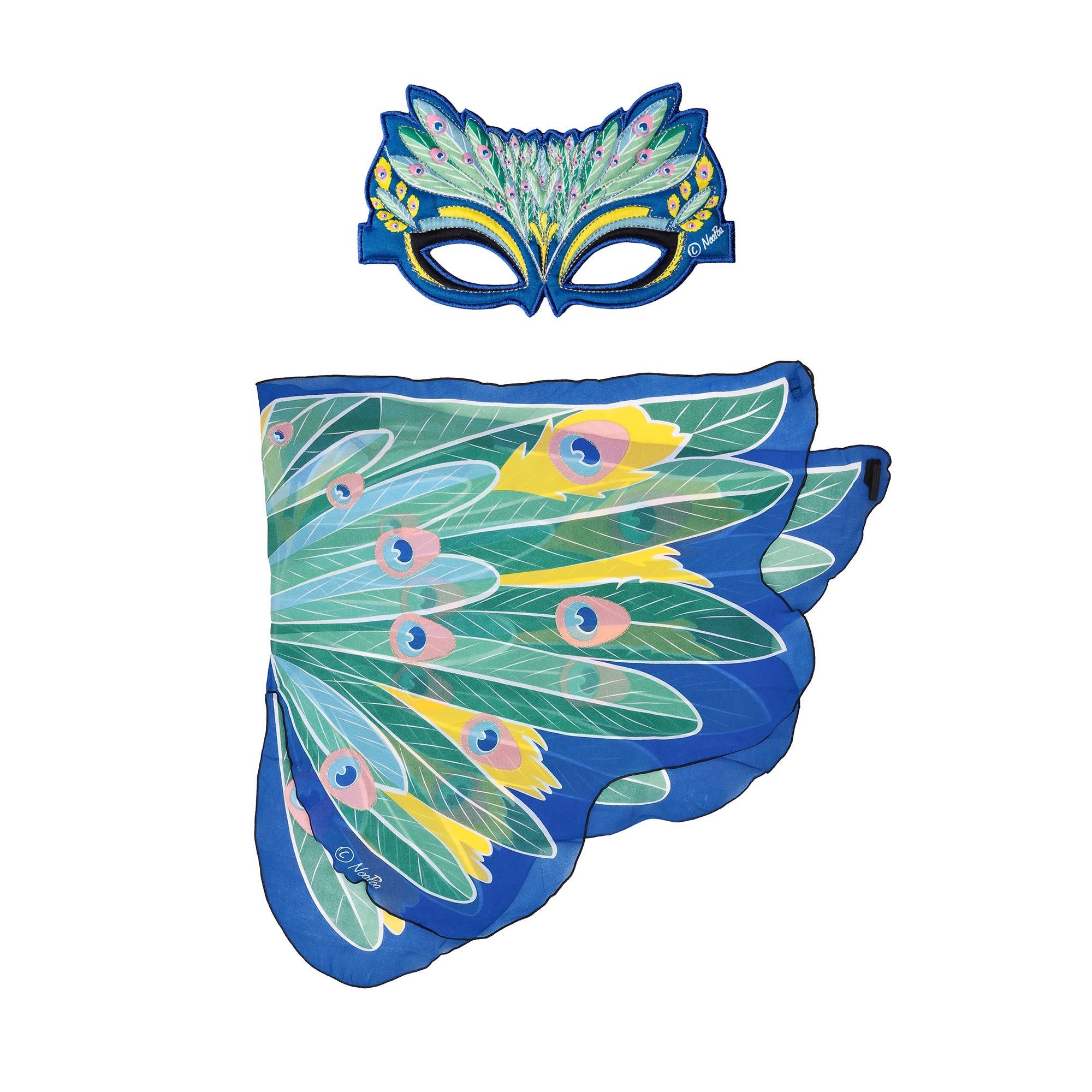 Dreamy Dress-Ups - Peacock Wings + Mask Set