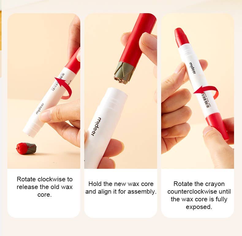 Mideer - Silky Crayons Refills