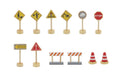 Mideer - Wooden Construction Traffic Sign Play Set