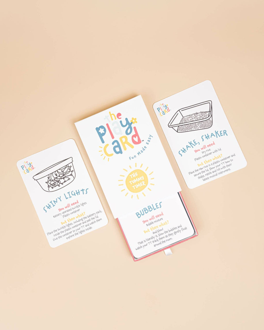 The Play Card Co - The Tummy Timer (Activities for Newborns)