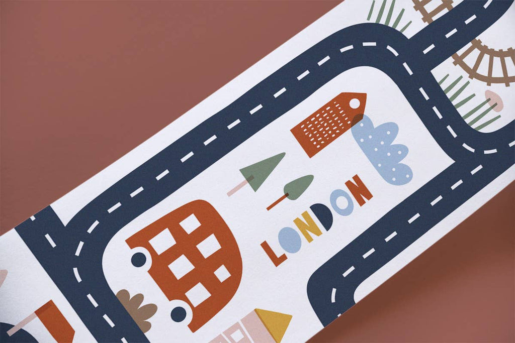 Scrollino - New York, London, Paris City Tour Colouring Book