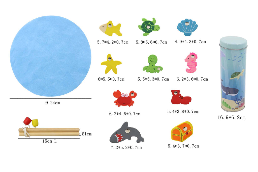 Toyslink Fishing Game In Tin