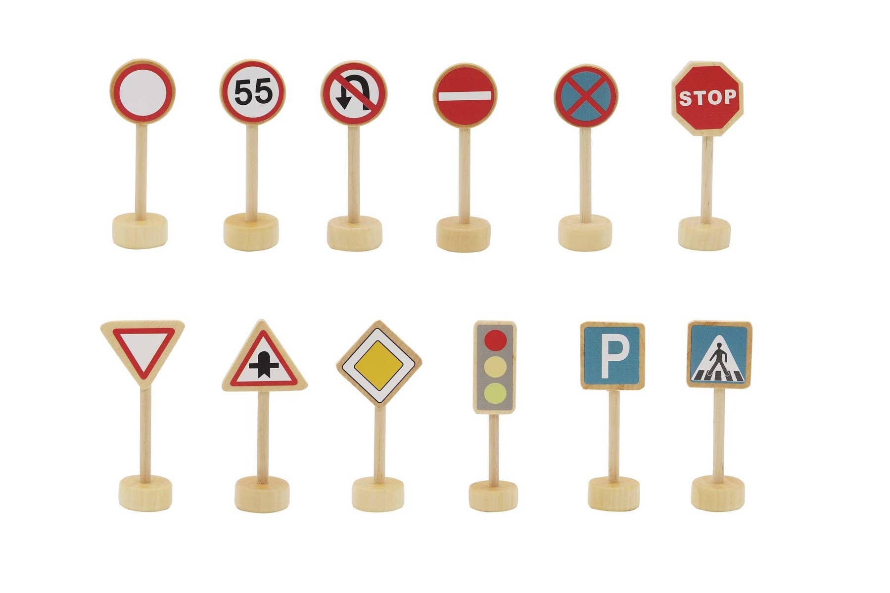 Mideer - Wooden Road Sign Playset