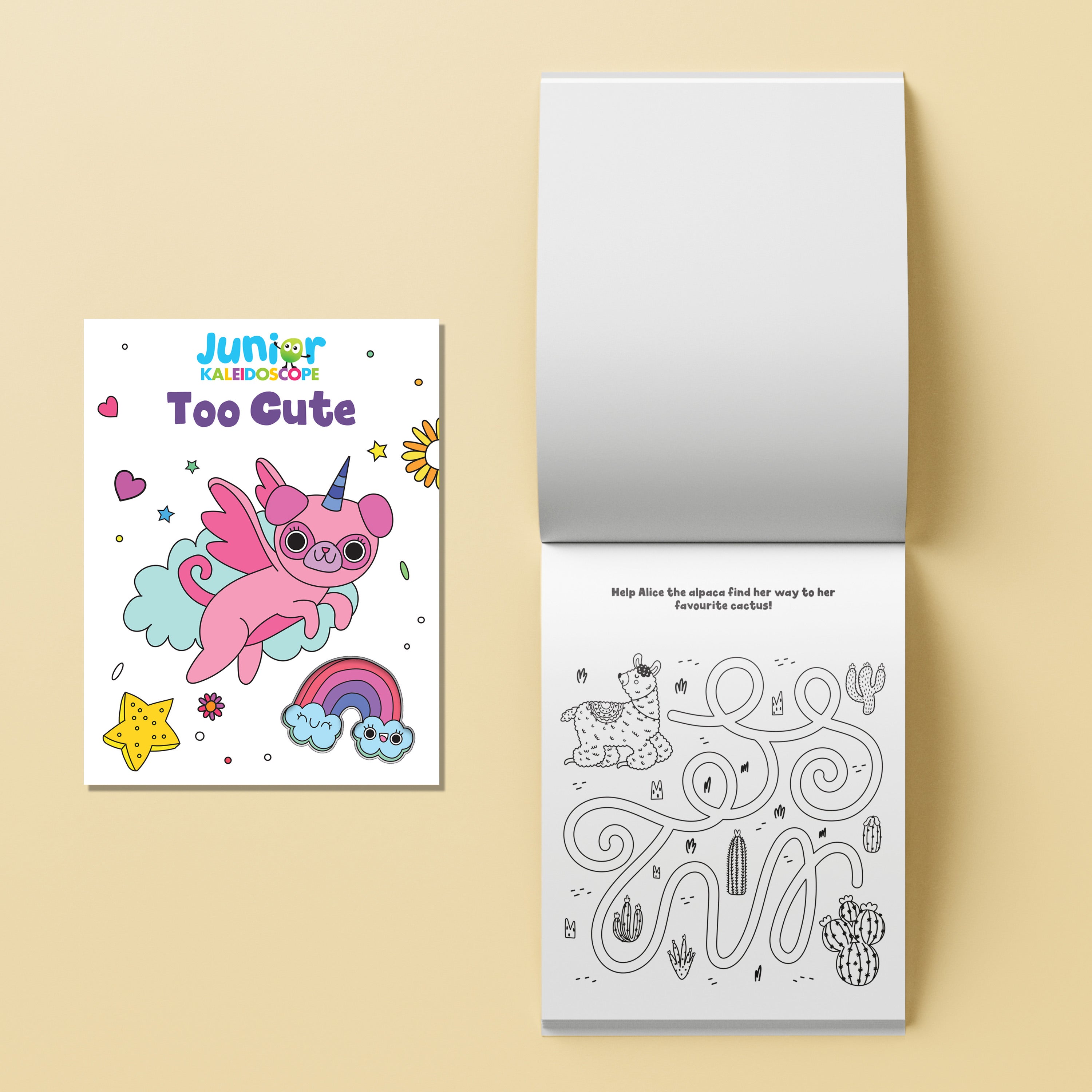 Too Cute - Junior Kaleidoscope Colouring Kit
