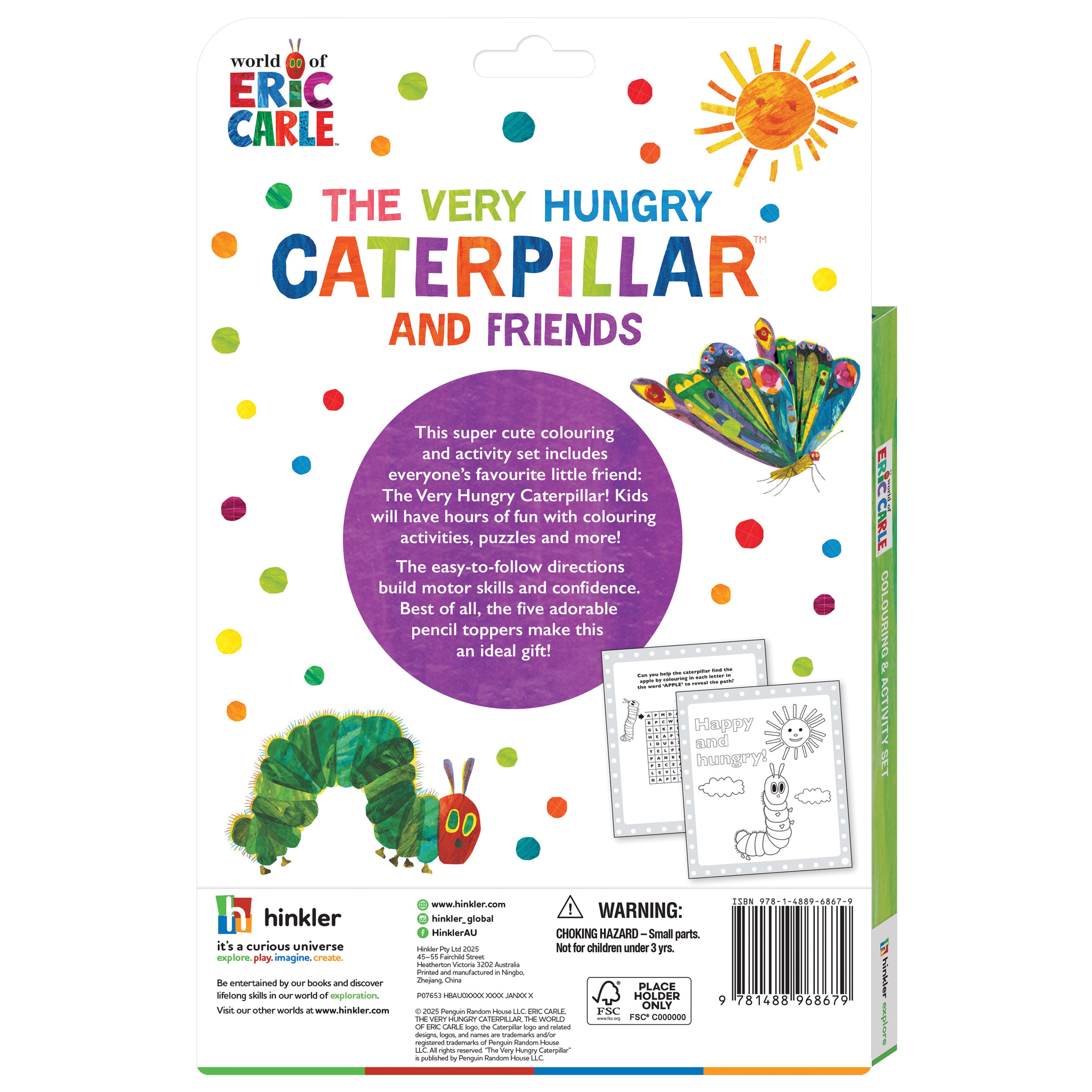 The Very Hungry Caterpillar Colouring & Activity Set (2025 edition)