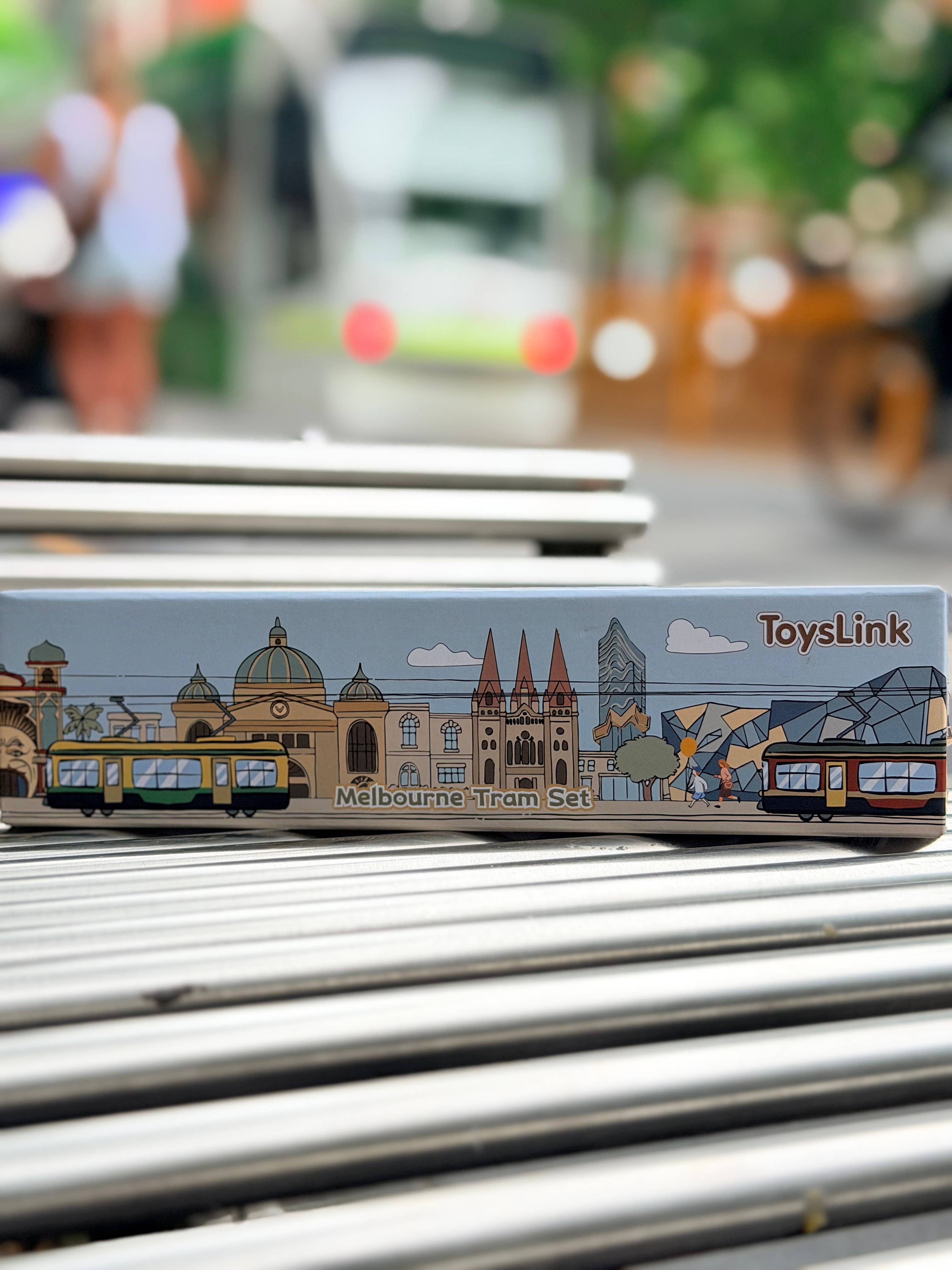 Toyslink - Wooden Melbourne Tram Set