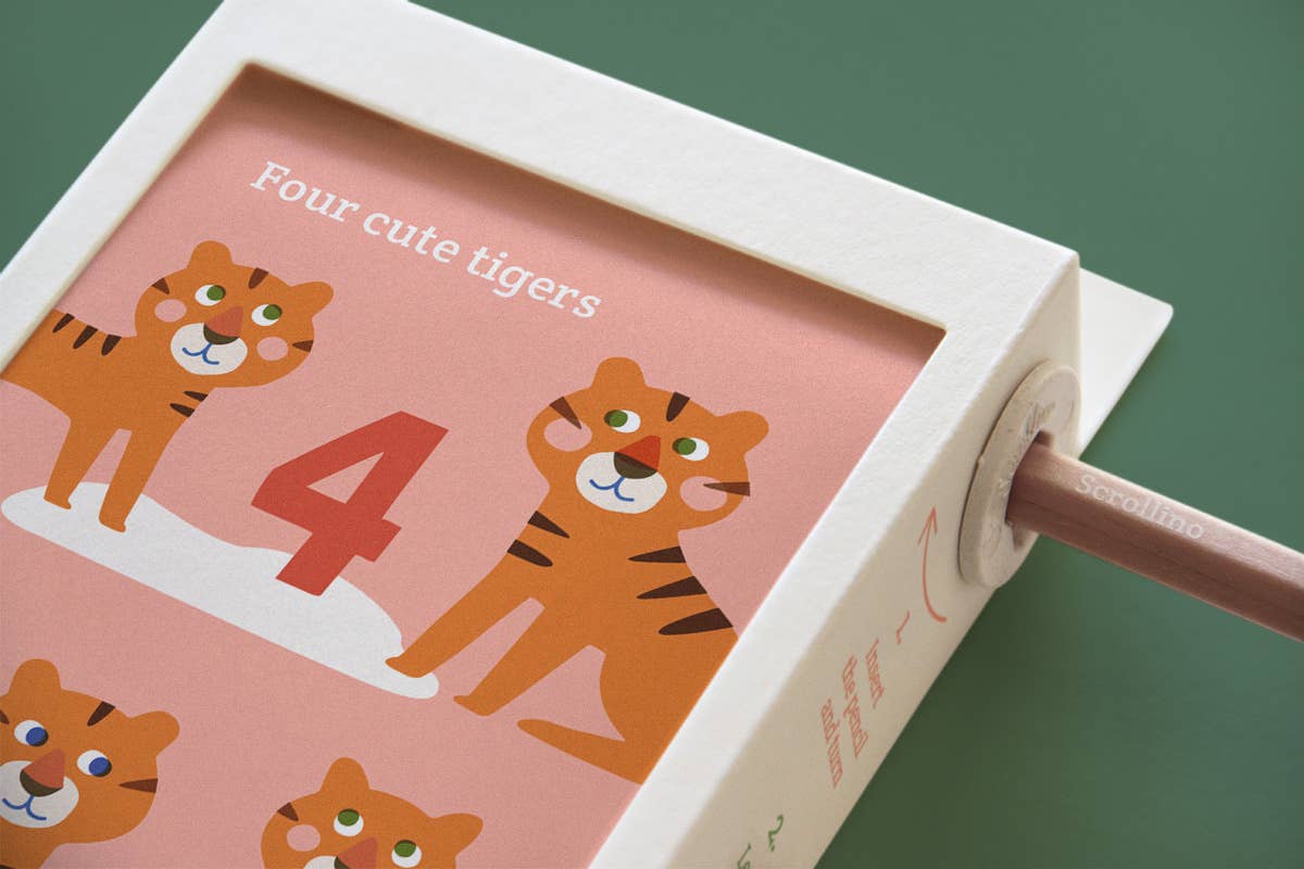 Scrollino - 123 Zoo Learning Book