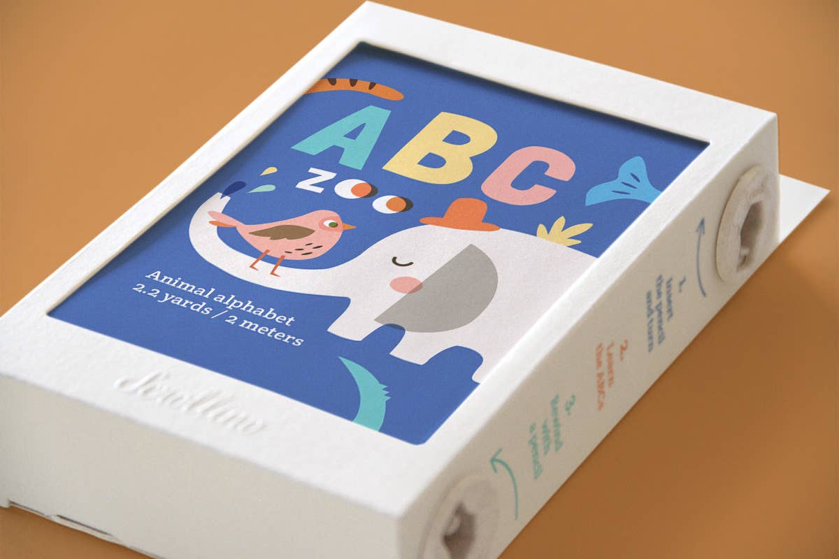 Scrollino - ABC's learning book with animals