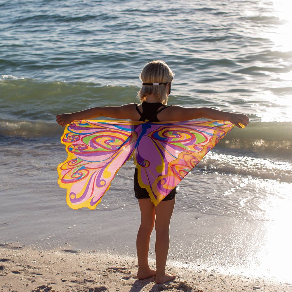 Dreamy Dress-Ups - Fairy Rainbow Wings + Mask Set