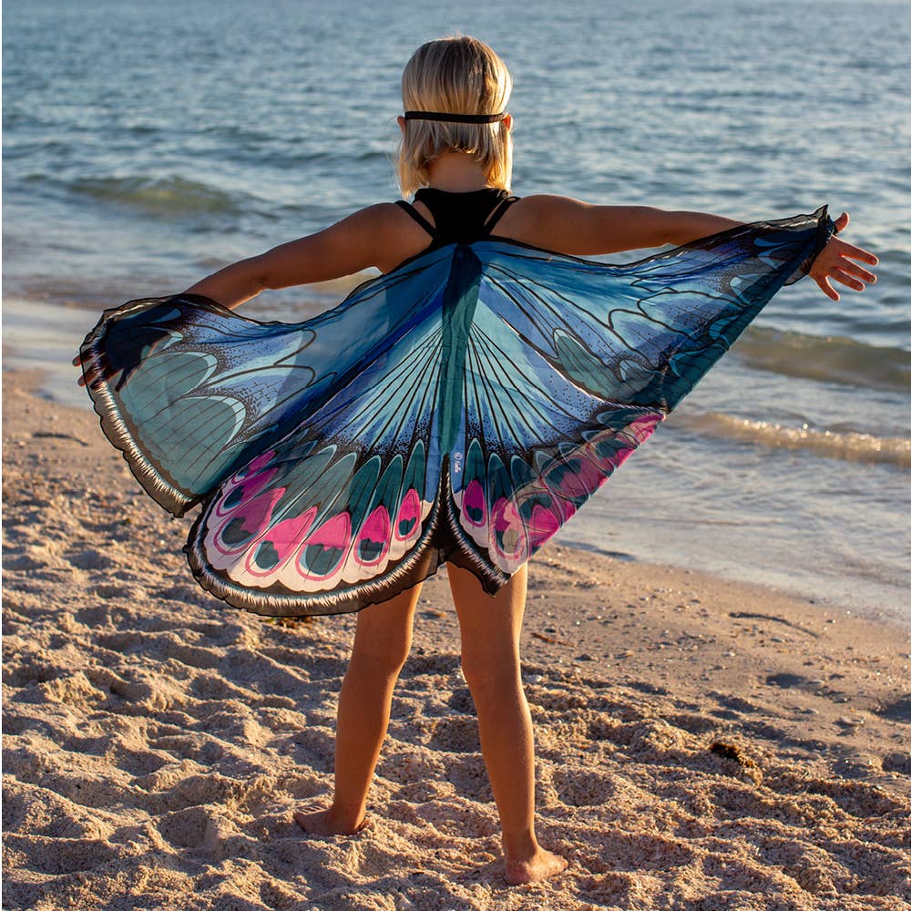 Dreamy Dress-Ups - Karner Blue Butterfly Wings + Mask Set